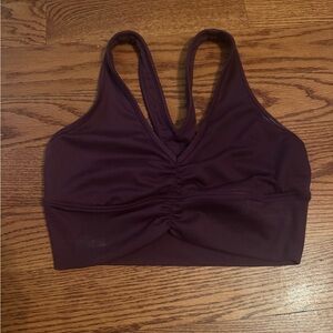 ALO Yoga Wild Thing Sports Bra in Burgundy